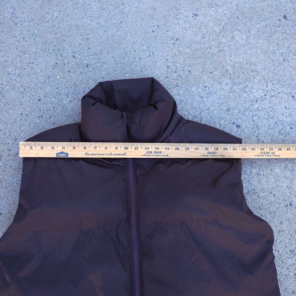 PLT Plus Cropped Puffer Vest XL Brown Utility Gorpcore Quilted Zip Front - Picture 5 of 16